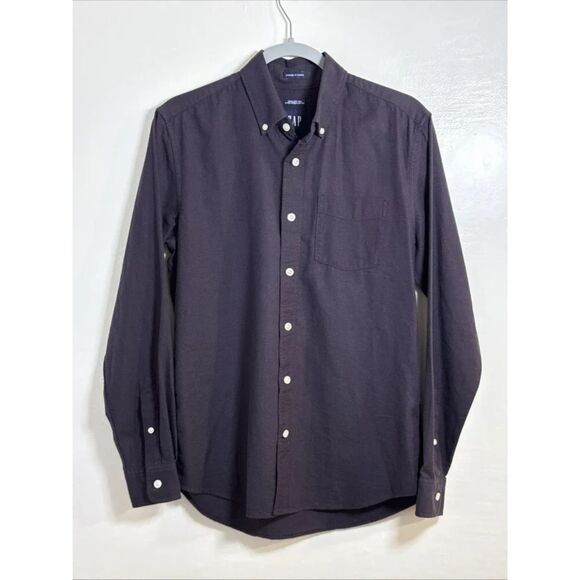 GAP Other - Gap Men's Long Sleeve Shirt Deep Grape Standard Fit Stretch Size XS NWT
